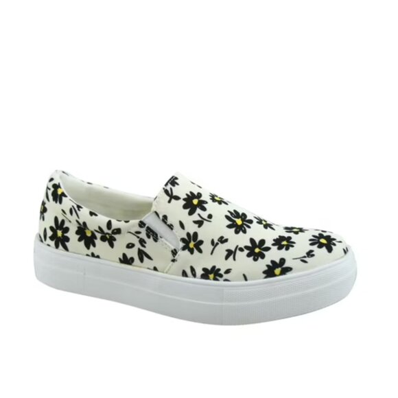 SODA Slip On Floral Sneakers - Picture 1 of 6
